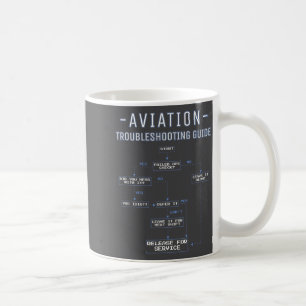 Mug Guide de dépannage aéronautique - Drôle de mécanic