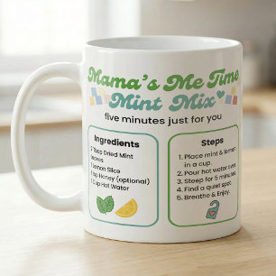 Mug Guide de préparation du thé à la menthe et au citr