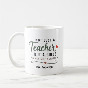 Mug Guide Enseignant Mentor Leader Personnalisé