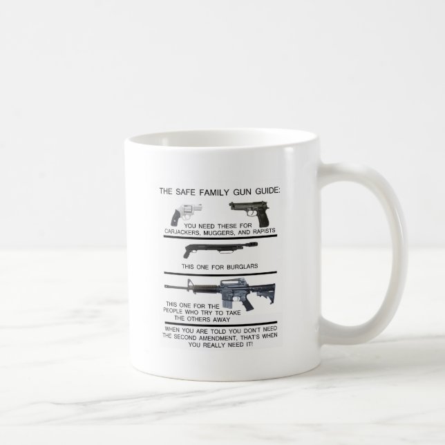 MUG GUIDE SÛR D'ARME À FEU DE FAMILLE (Droite)
