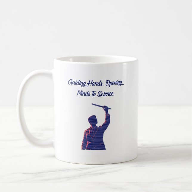 Mug Guiding Hands Opening Minds To Science Teacher (Gauche)