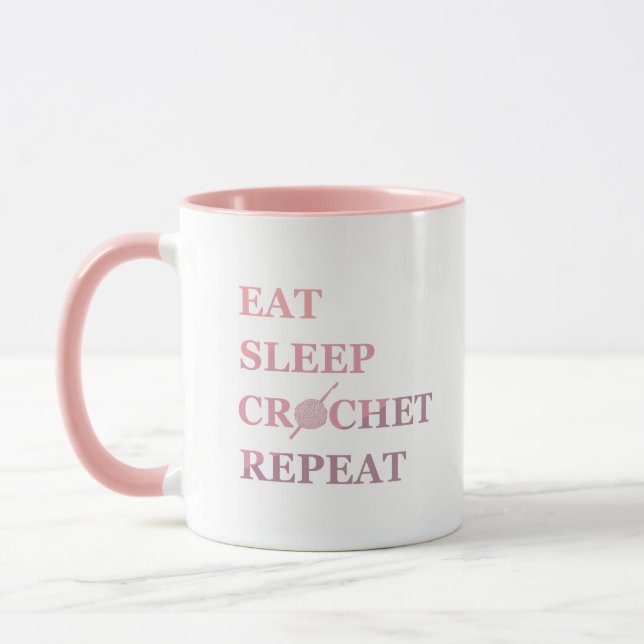 Mug Guillemet au crochet amusant (Gauche)