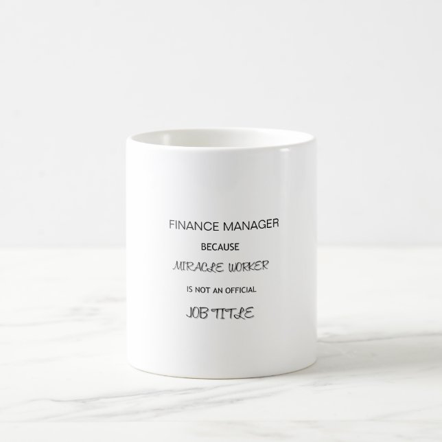 Mug Guillemet de miracle du directeur financier (Centre)