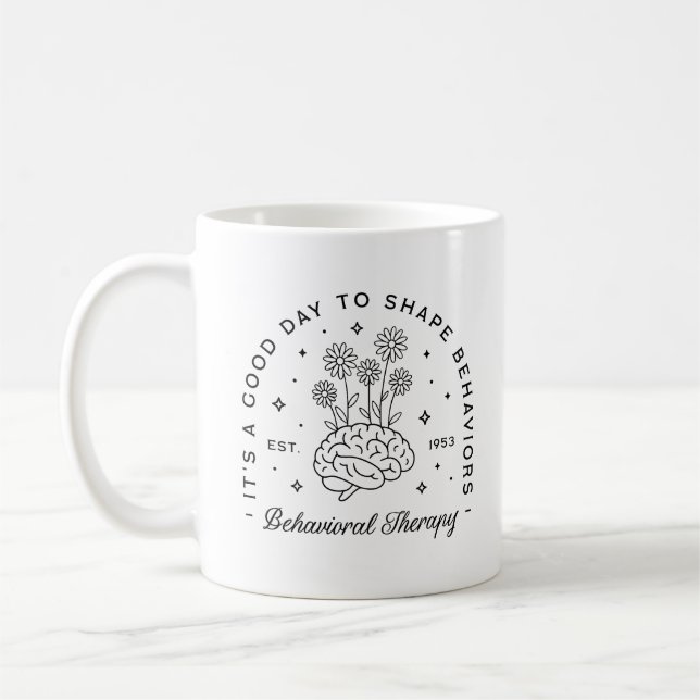 Mug Guillemets de thérapeute comportementale (Gauche)
