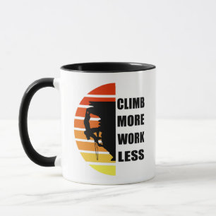 Mug Guillemets d'escalade rock motivationnel
