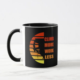 Mug Guillemets d'escalade rock motivationnel