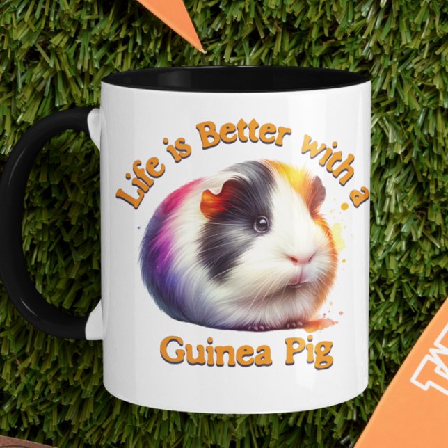 Mug Guinée Pig Maman Papa Rodent lover Café cadeau (Créateur téléchargé)