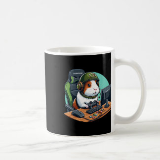 Mug Guinéen Pig Gamer Jouer Vidéo Jeu Faune Anima