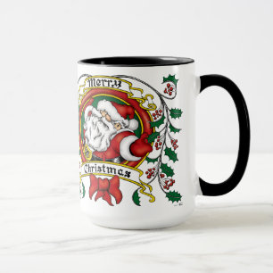 Mug Guirlande de Noël du père noël