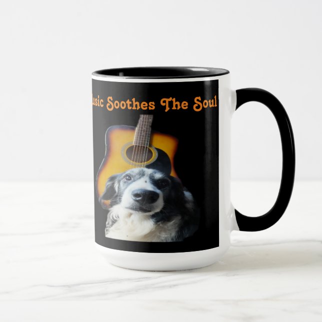 Mug Guitar Chien (Droite)