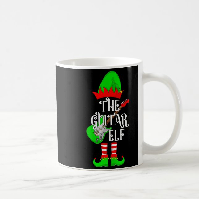 Mug Guitar Elf Christmas Pajamas Matching Family Elf S (Droite)