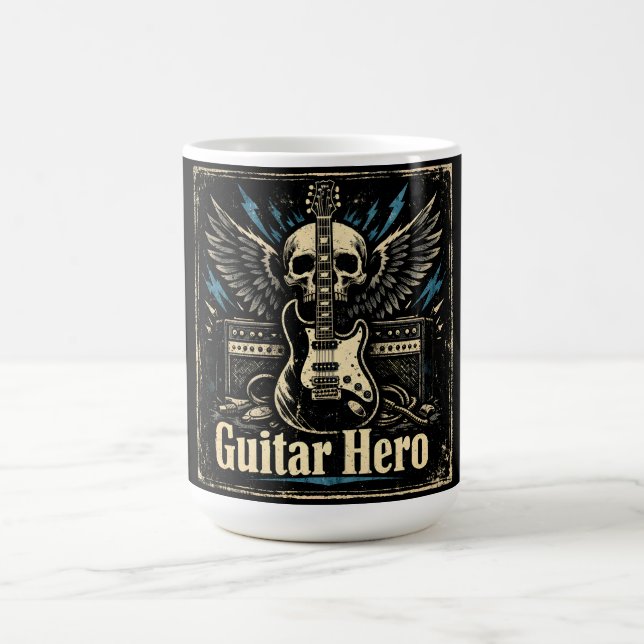 Mug Guitar Hero – Rock Player Icon (Centre)