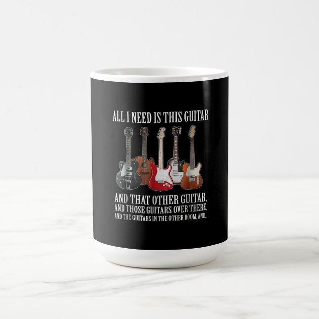 Mug Guitar | I Need Is This Guitar Any Musician (Centre)