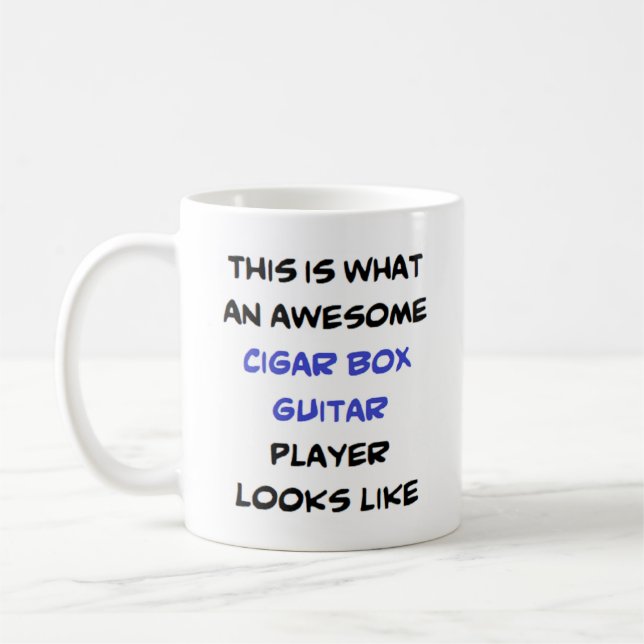 Mug guitare à cigares, super (Gauche)