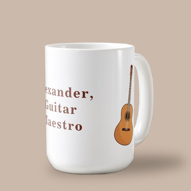 Mug Guitare acoustique (Acoustic Guitar Coffee Mug)
