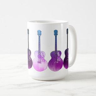 Mug Guitare acoustique classique Instrument Pop Art Vi