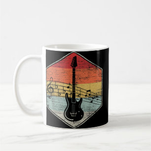 Mug Guitare Basse Rétro