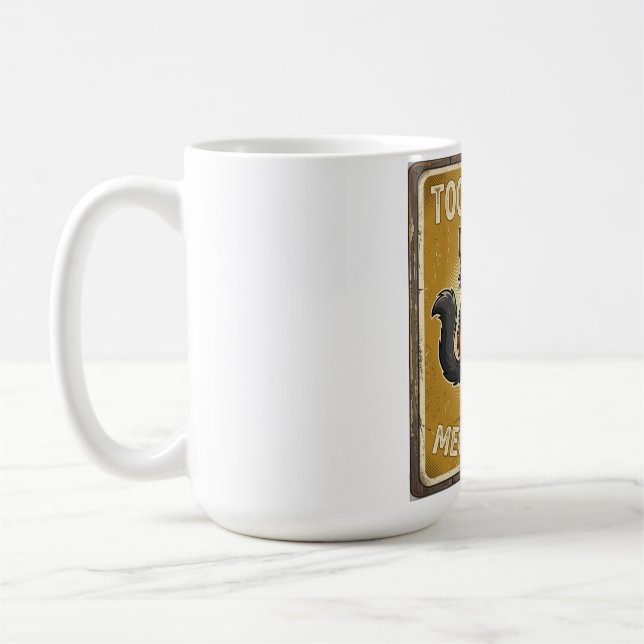 Mug Guitare Chat Noir Solo Miaulement (Gauche)