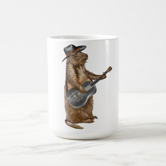 Mug Guitare des chiens des Prairies (Centre)