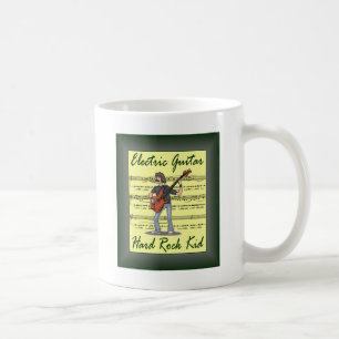 Mug Guitare électrique ~ Hard Rock Kid ~ Sheet Music B