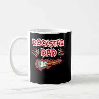 Mug Guitare Électrique Papa Rockstar Fan de Rock Fête