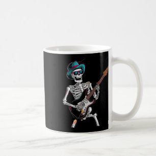 Mug Guitare Ghost Vintage Rocker Skeleton Tee