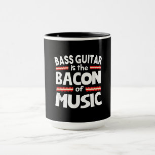 Mug Guitare Lover Basse Guitare Est Bacon De Musique