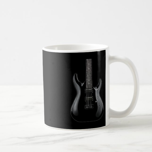 Mug Guitare Rock Band Et Rouleau Pour Hommes Bande Tee (Droite)