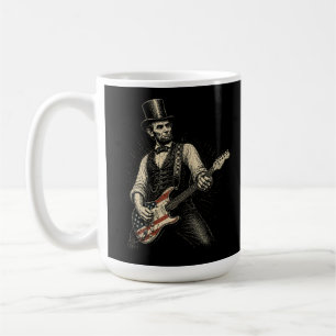 Mug Guitare Rock Drapeau Américain Abraham Lincoln