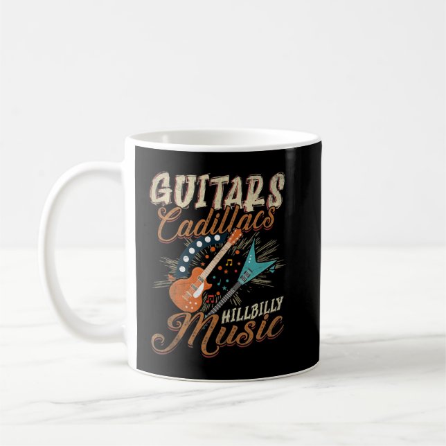 Mug Guitares Cadillacs Hillbilly Music (Gauche)