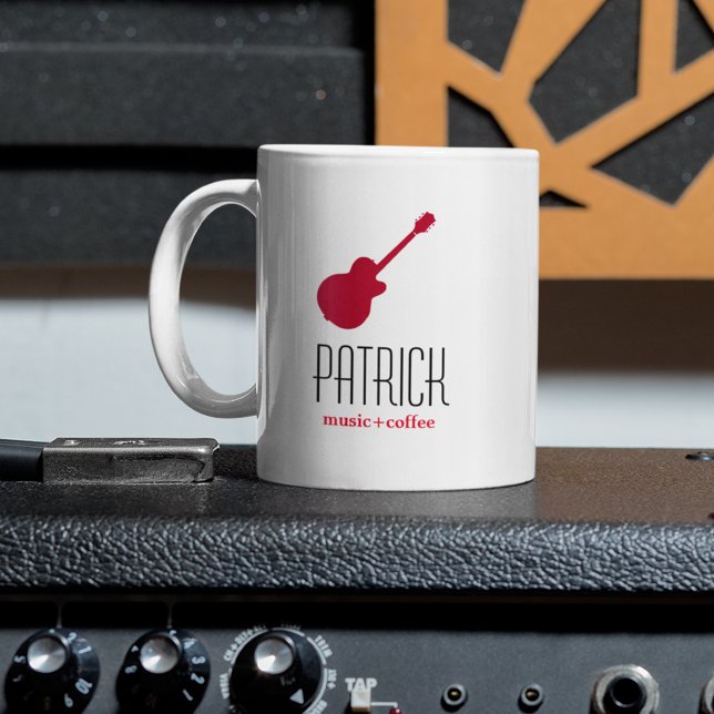 Mug guitares cool personnalisées (Créateur téléchargé)