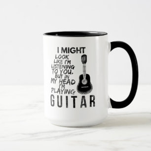 Mug guitariste amusant