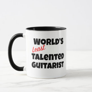 Mug Guitariste le moins talentueux du monde