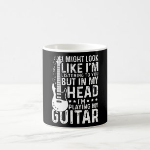 Mug Guitariste Lecteur Guitare Electric Drôle Cadeau