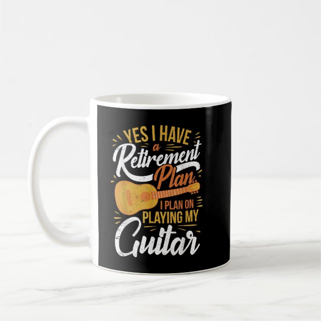 Mug Guitariste Retraité Retraite de Guitariste (Gauche)