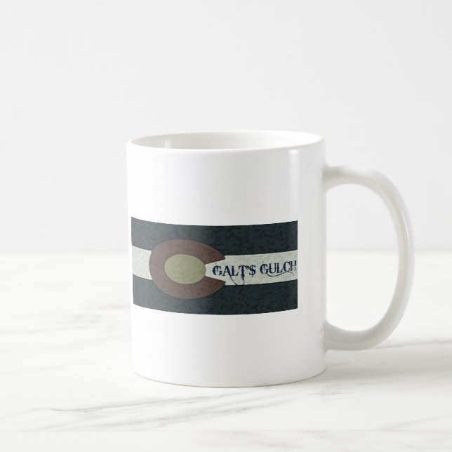 Mug Gulch de Galt - conception combinée blanche et (Droite)