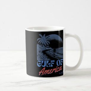 Mug Gulf Of Us America Est 2025 Retro Vintage Beach