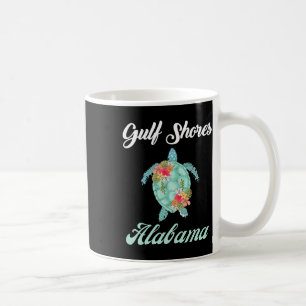 Mug Gulf Shores Alabama Tortue de mer Famille Mat de v