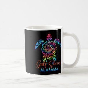 Mug Gulf Shores Alabama Tortue de mer Famille Vacances