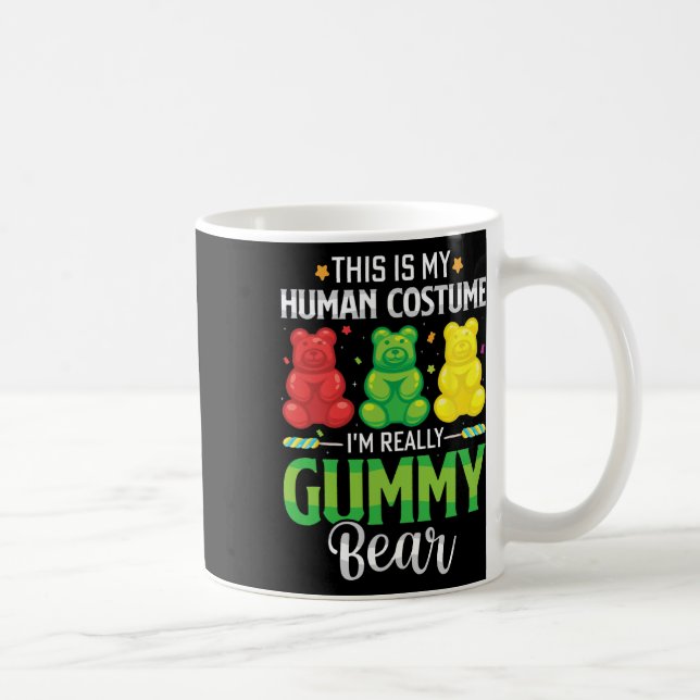 Mug Gummy Porte Mon Costume Humain Funny Candy Hallowe (Droite)