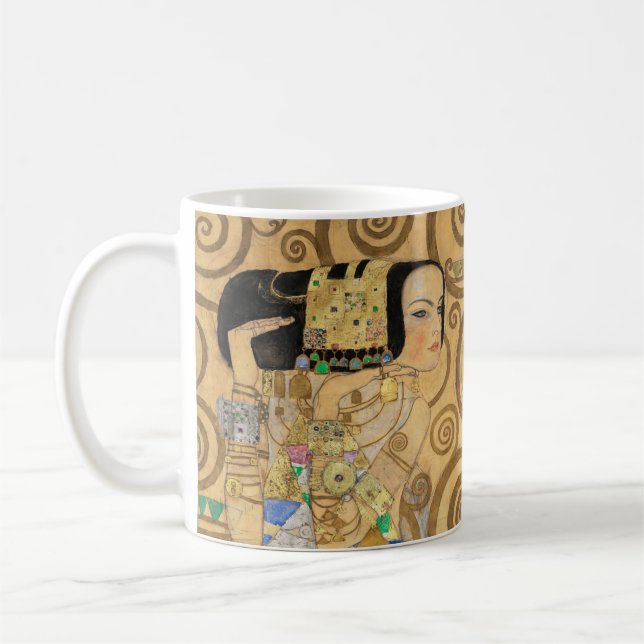 Mug Gustav Klimt - Attente, Stoclet Frieze (Gauche)