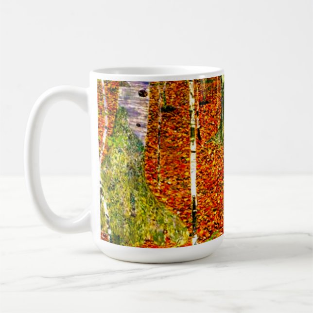 Mug Gustav Klimt Birch Trees (Gauche)