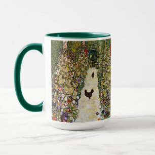 Mug Gustav Klimt - Chemin du jardin avec poulets