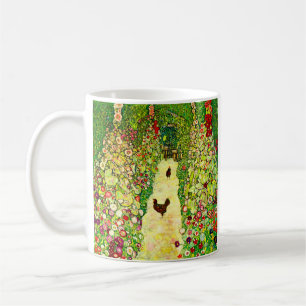 Mug Gustav Klimt Garden with Chickens