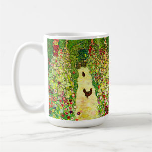 Mug Gustav Klimt Garden with Chickens