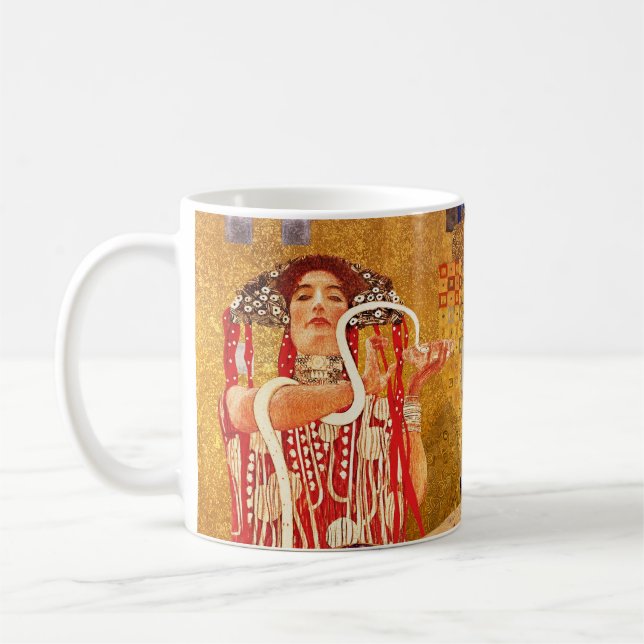 Mug Gustav Klimt, peintures Collage, Art combiné (Gauche)