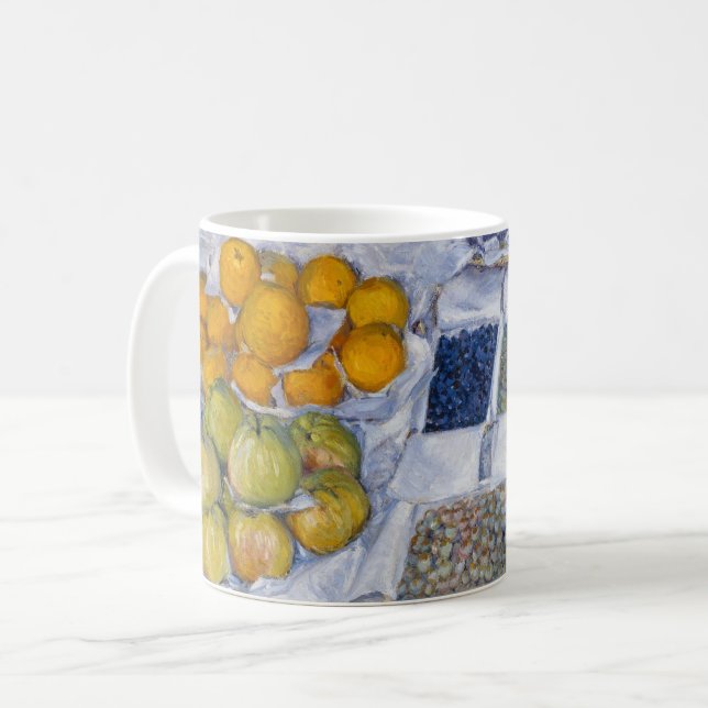 Mug Gustave Caillebotte - Fruits présentés sur un socl (Devant gauche)