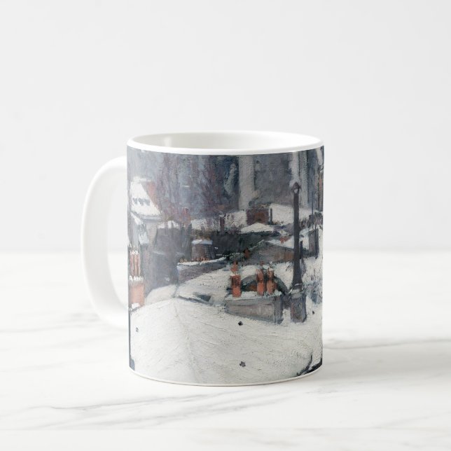Mug Gustave Caillebotte - Toits dans la neige (Devant gauche)