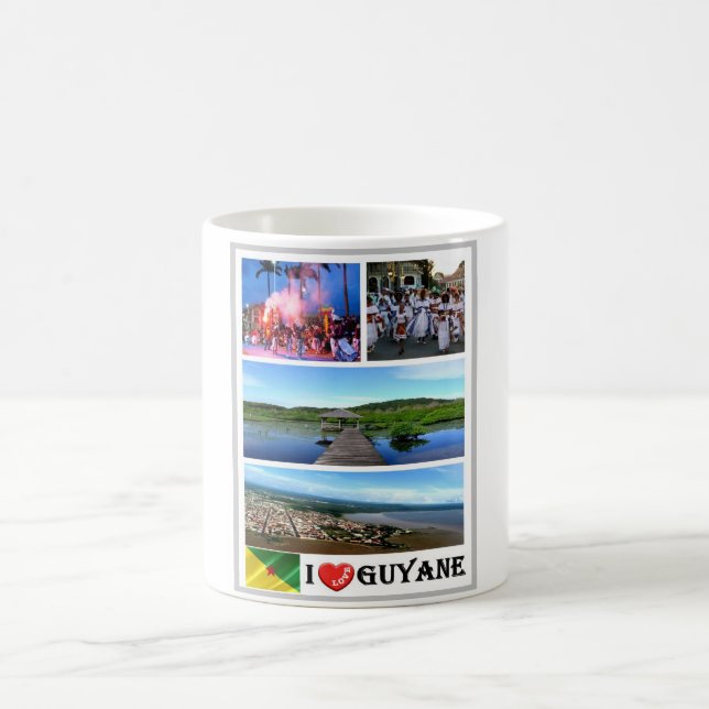 Mug Guyane française - I Love - (Centre)