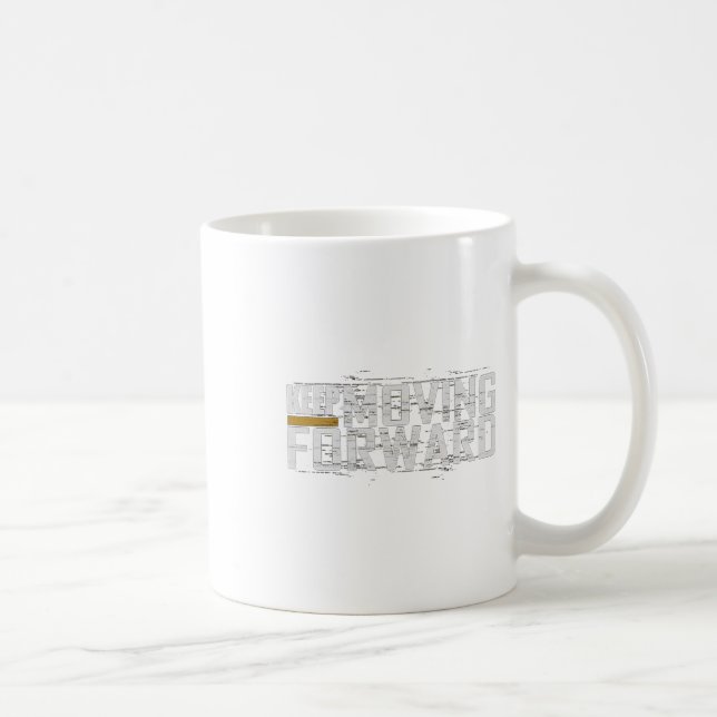 Mug Gym Continuez D'Avancer (art Devant Et Derrière)  (Droite)